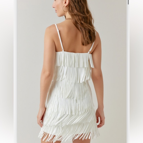 White fringe dress - Picture 4 of 6